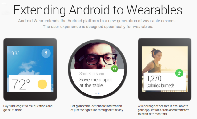 Android Wear 11 640x386 - Google releases Android Wear Developer Preview