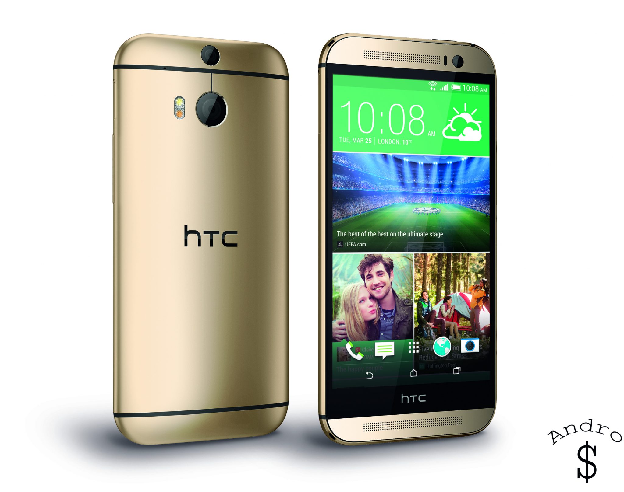 HTC One M8 PerRight Gold - BREAKING NEWS : HTC releases the HTC One 2014 (M8)