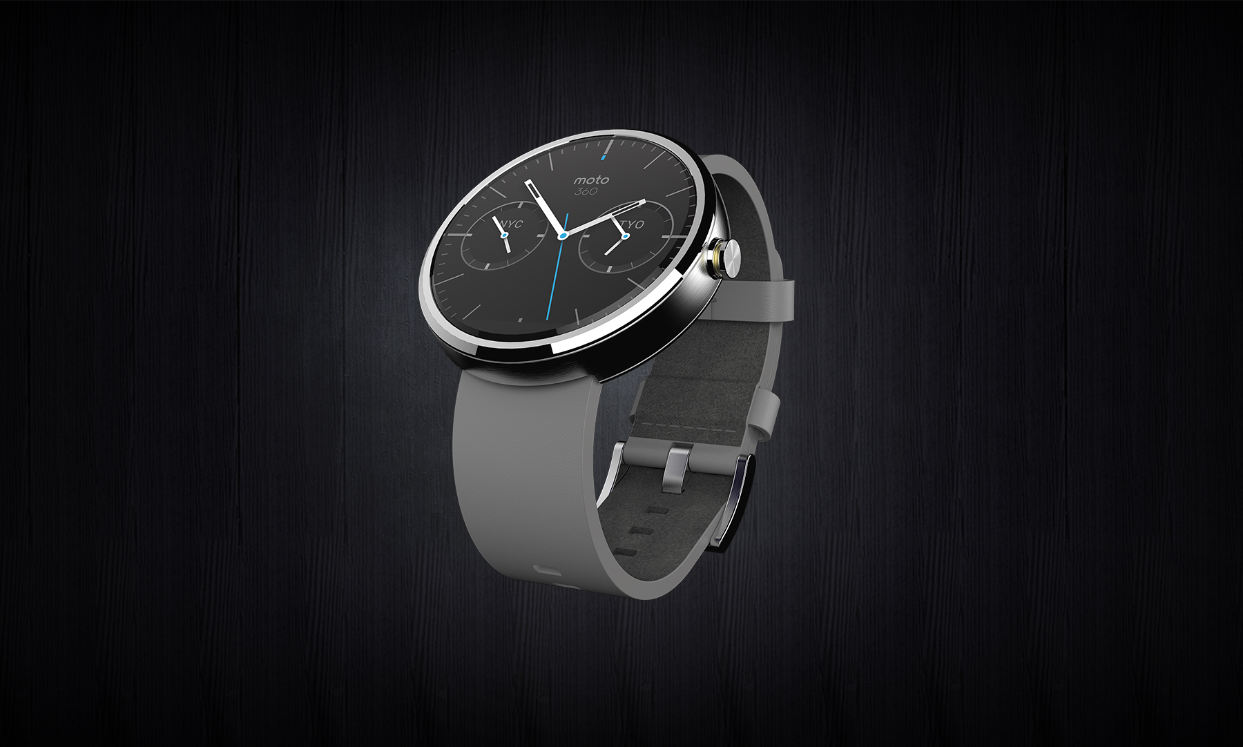 Moto360 Leather RGB - Meet the Moto 360; Motorola's First Smartwatch