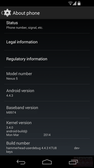 gsmarena 001 - Android 4.4.3 details comeout