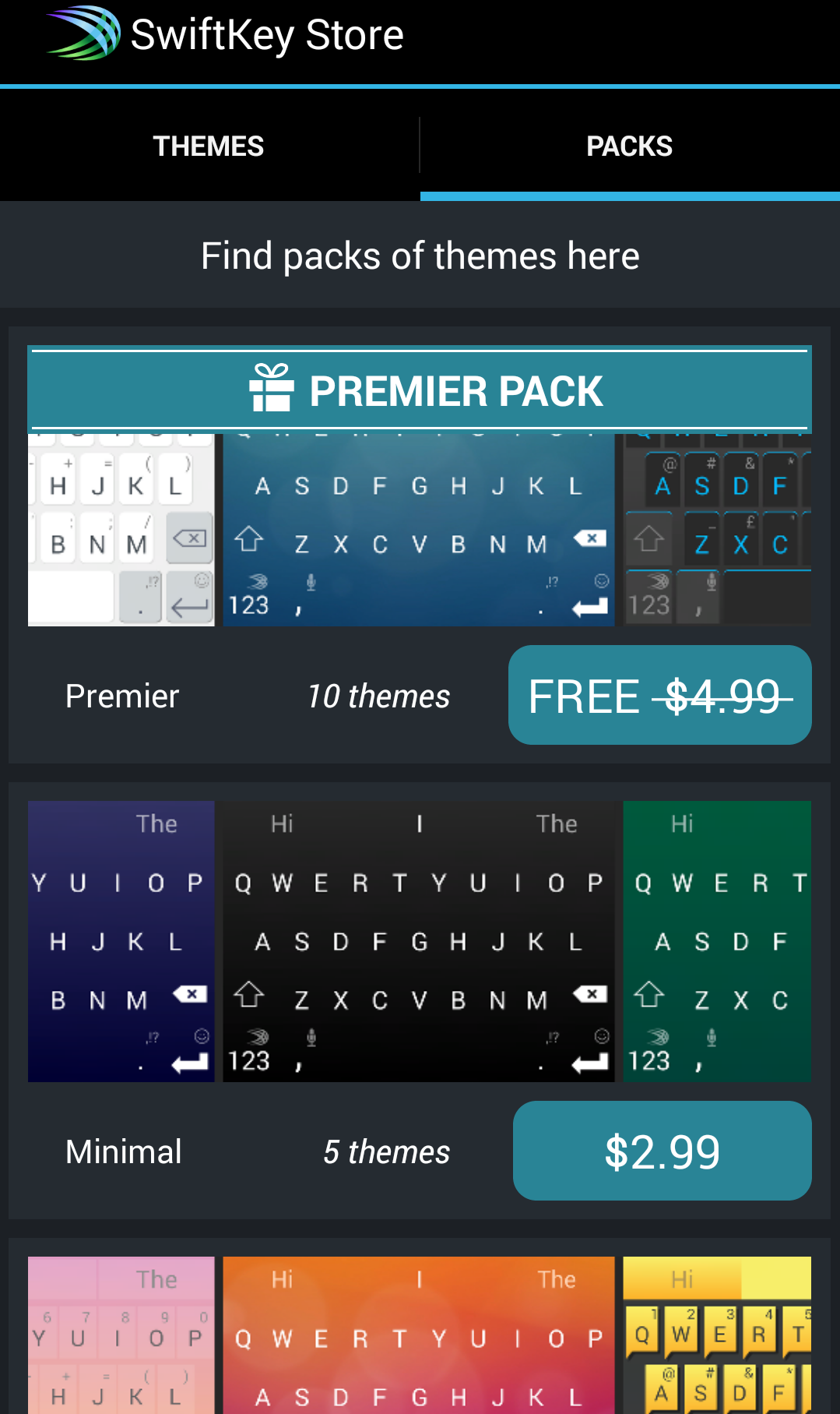 Swiftkey Android AndroDollar 1 - Swiftkey for Android goes Free with Premium Themes, Emoji and a lot more; iOS 8 version Coming Soon