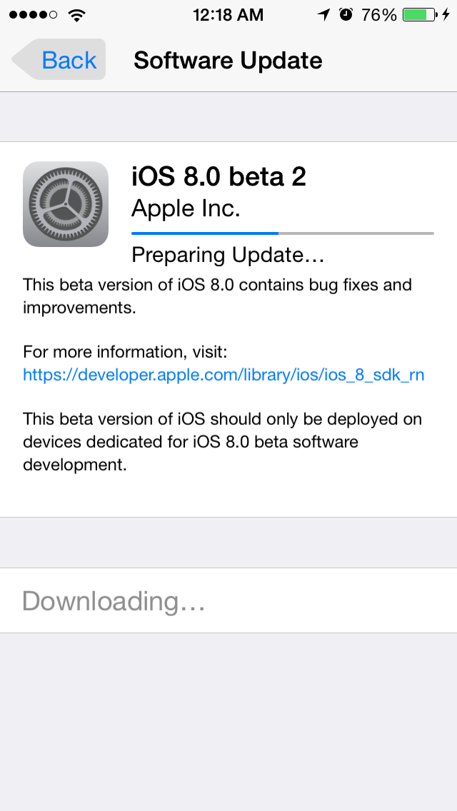 iOS8Beta2 iPhone5S AndroDollar 4 - iOS 8 Beta 2 Now Seeding to Developers [Download ipsw here]