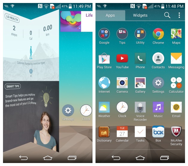 G3 AndroDollar 4 - VERSUS : Samsung Galaxy S5 vs HTC One (M8) vs Sony Xperia Z2 vs LG G3