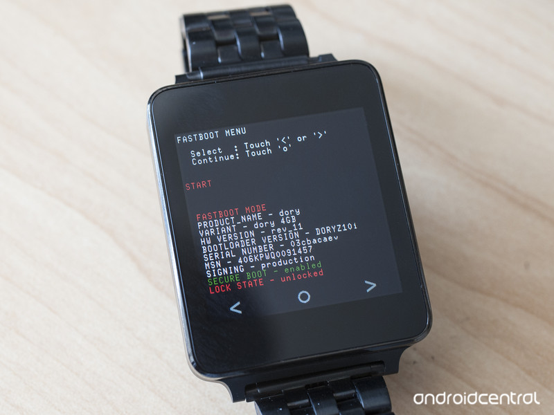 lg g watch bootloader - LG G Watch gets it's First Android Wear Custom Rom