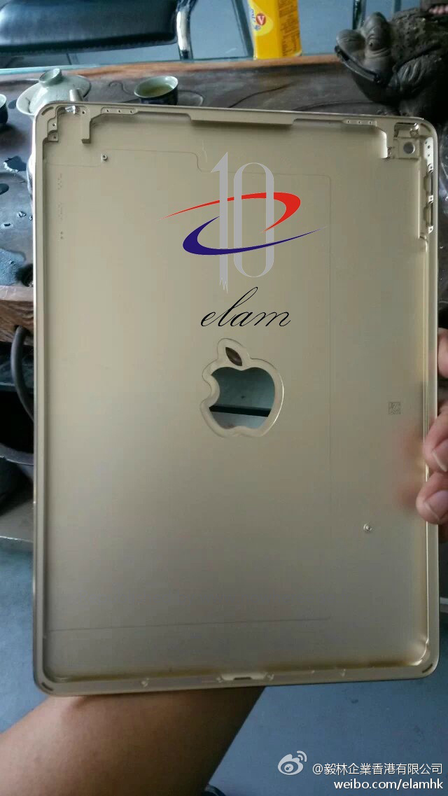 iPadAir2 Gold AndroDollar 3 - LEAKED : Apple iPad Air 2 back panel in Gold