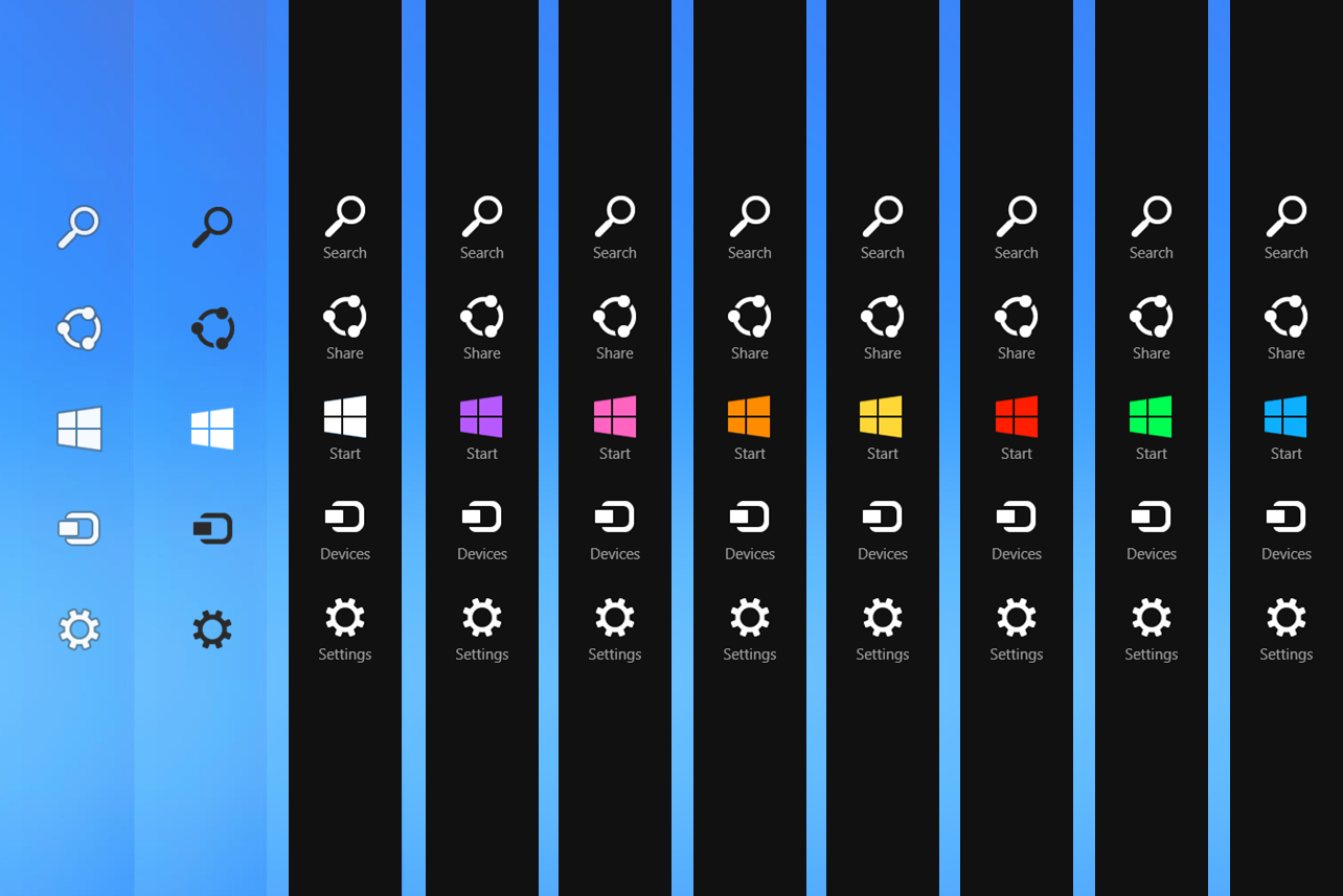 win 8 charms bar xp - Microsoft to Introduce Virtual Desktops with Windows 9 and Kill the Charms Bar