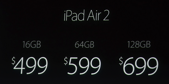 Snip20141016 10 - Apple unveils the iPad Air 2 as the Thinnest Tablet in the World
