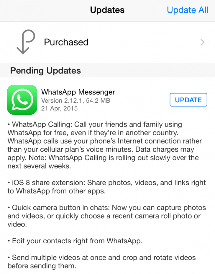 IMG 2012 730x1298 - WhatsApp starts rolling out Whatsapp Calls on iOS