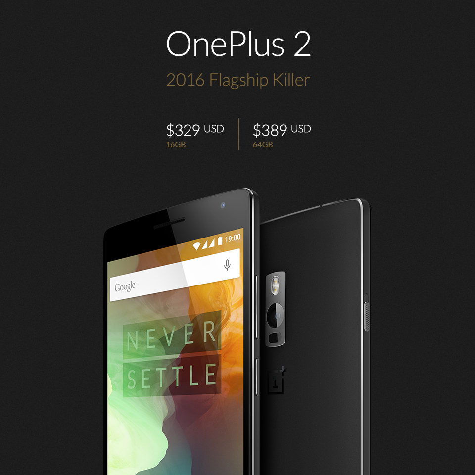USD FB - OnePlus Two officially unveiled as the "2016 Flagship Killer"