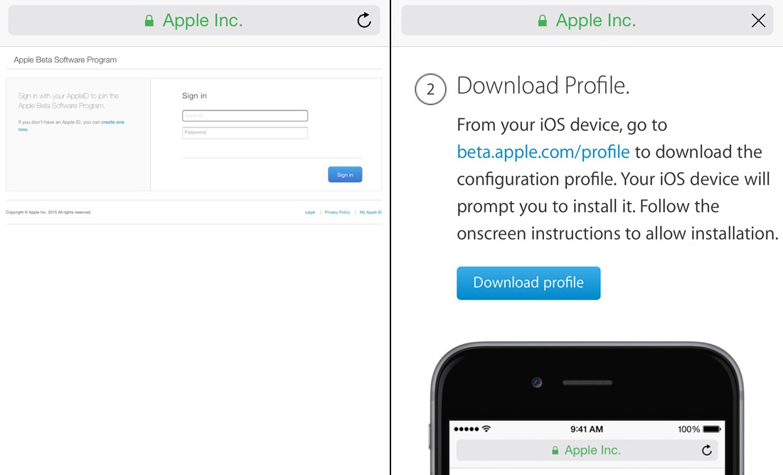 iOS 9 Public Beta1 - HOW TO : Install iOS 9 Public Beta