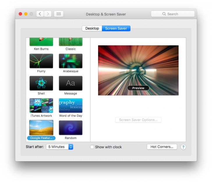 macos - Google introduces photos screensaver for Mac