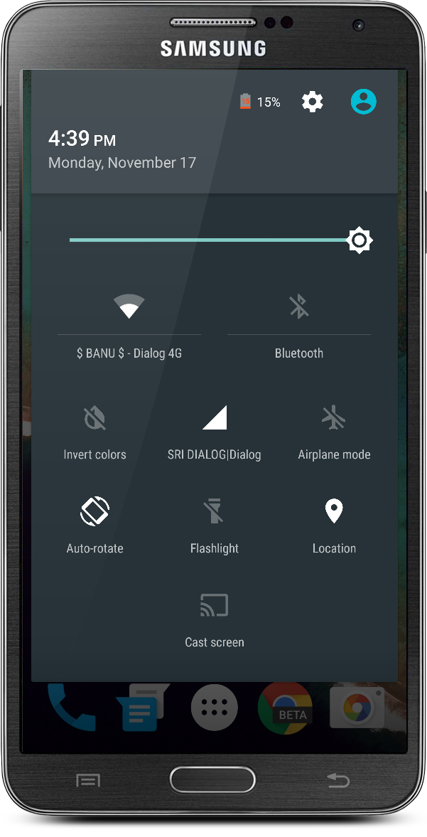 How to remove “Invert Colors” options on Android Lollipop.