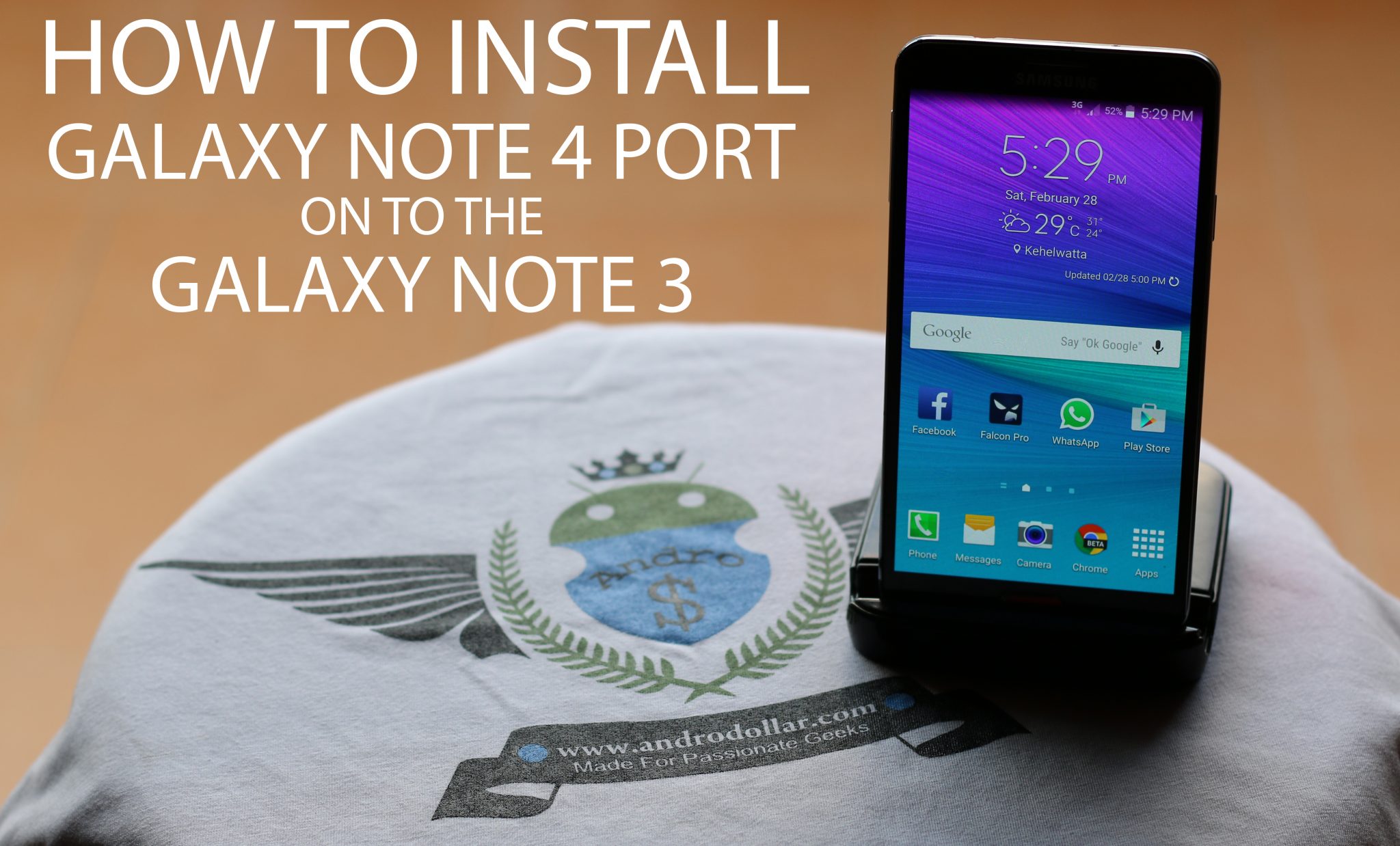 Tweaked Ported Galaxy Note 4 Lollipop Rom for Galaxy Note 3 – Andro Dollar