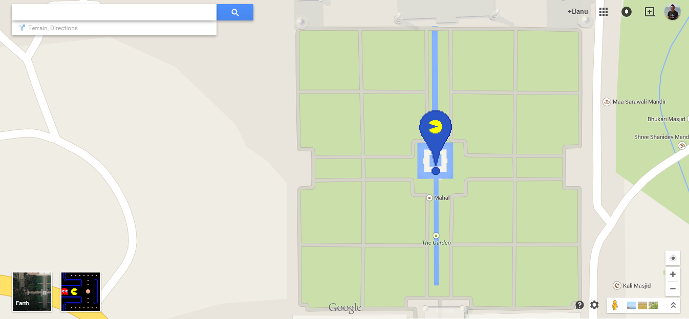PacMan April Fools Google Maps – Andro Dollar (2)