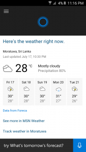 Cortana – Android – Andro Dollar5