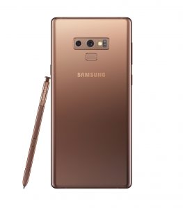 Galaxy Note9 Metallic Copper 2 263x300 - Samsung unveils the Galaxy Note 9 with a completely redesigned S-pen, massive battery and superb performance